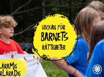 4H lyfter Veckan för barnets rättigheter 2024 Featured image