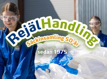 Rejäl Handling -säckinsamlingen har under 50 år återvunnit plast och sysselsatt unga Featured image