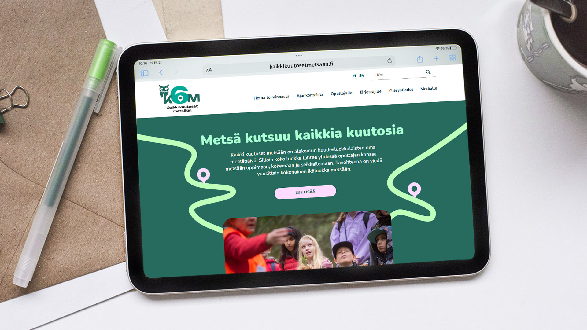 Alla sjätteklassare till skogen – skogsdagar startar hösten 2026,  bekanta dig med webbplatsen featured image